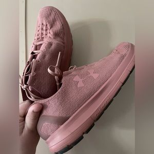 Women’s Dusty Rose Under Armour Sneakers Size 10.5